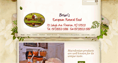 Desktop Screenshot of brians-europeannaturalfood.com